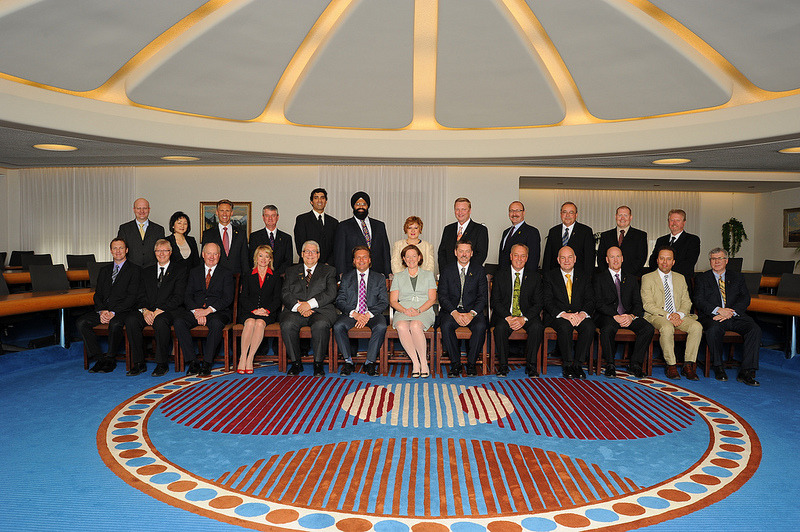 Premier Alison Redford's new cabinet ministers photos from premierofalberta