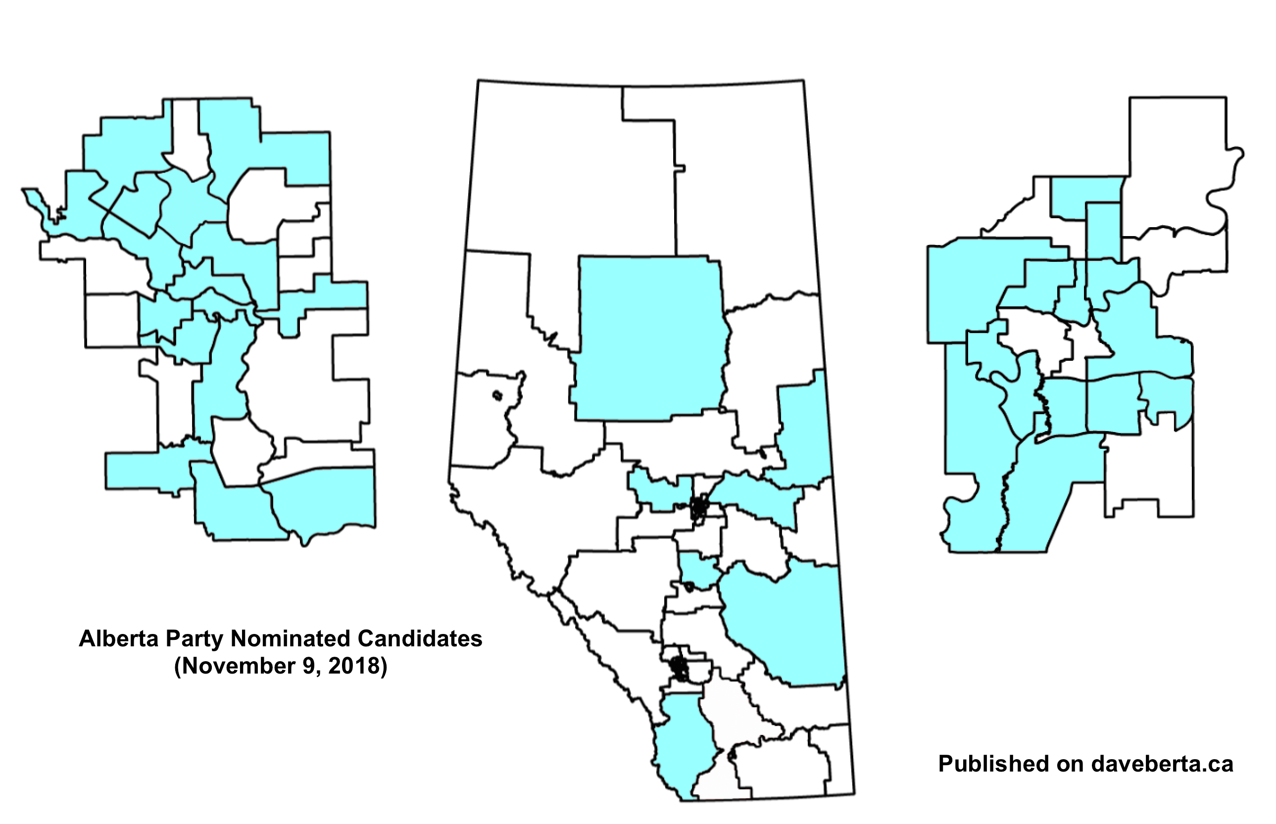 Alberta Party Nominated Election Candidates November 9 2018 