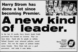 Alberta Social Credit 1971 Election Campaign Ad "A New Kind of Leader"