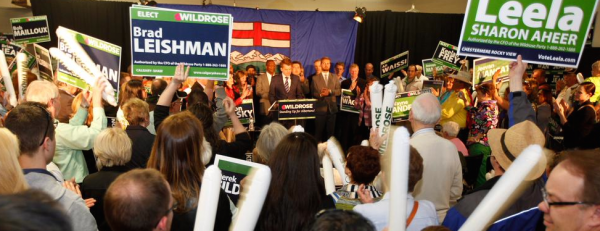 A Wildrose Party rally in Calgary on May 1, 2015 drew hundreds of supporters.