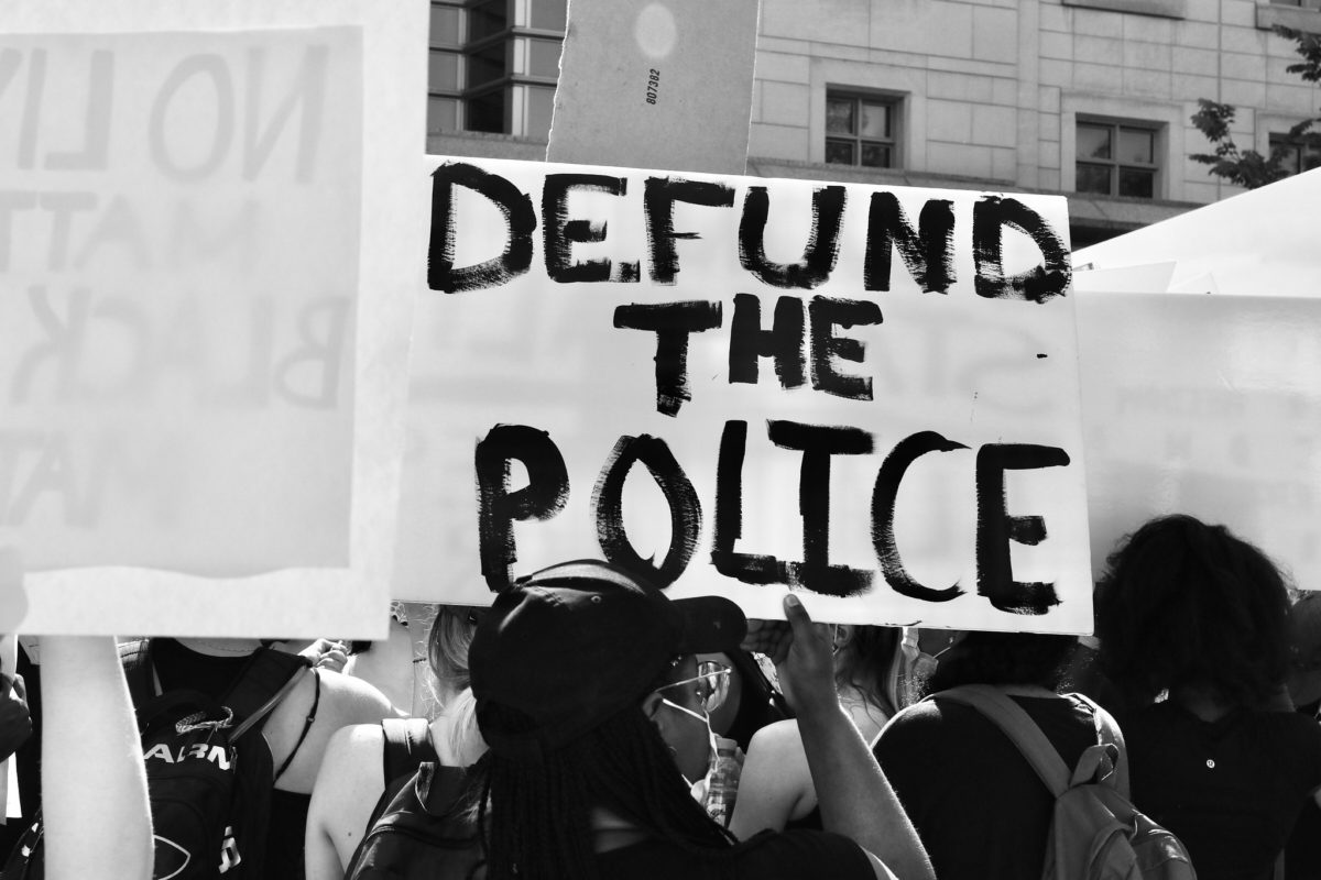 Defund the Police (Photo credit: Taymaz Valley on Flickr, Creative Commons license)
