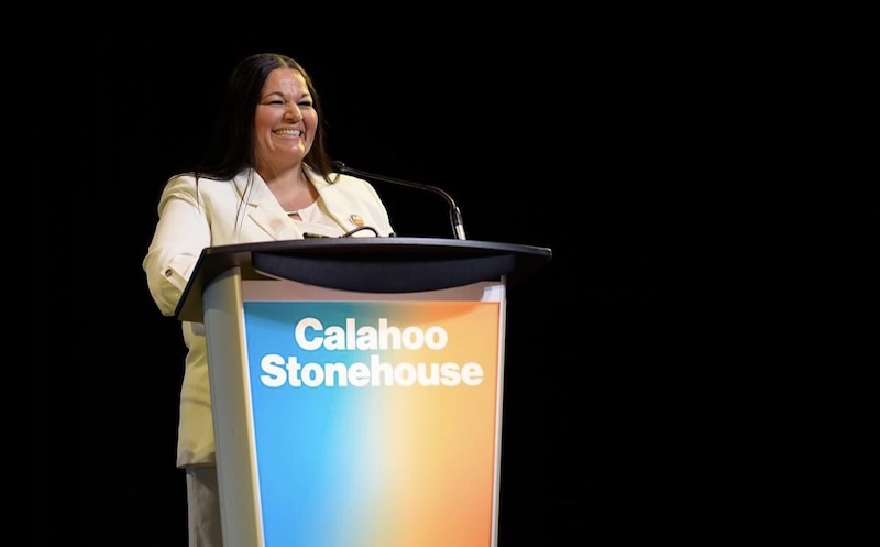 Alberta NDP leadership candidate Jodi Calahoo Stonehouse (source: Facebook)