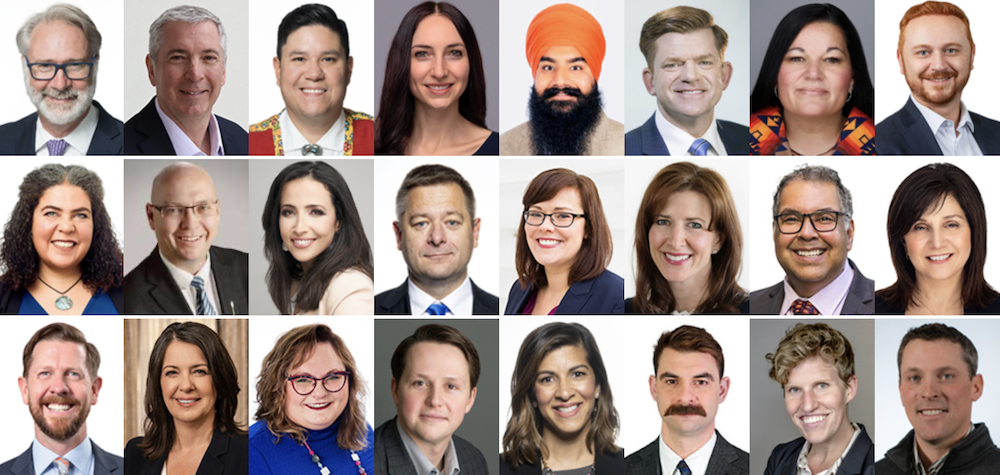 24 of Alberta’s 87 MLAs (source: assembly.ab.ca)